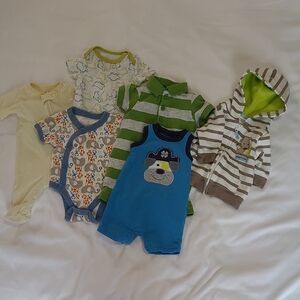 Baby Boy Clothing Bundle - Size Nb 0-3 Months